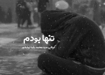 استوری شب زیارتی | تنها بودم