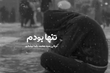 استوری شب زیارتی | تنها بودم